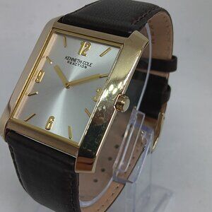 Kenneth Cole KC1389 Men's 33mm x 42mm Rectangular Slim Profile Quartz Watch